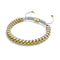 Weiß x Gold | Gaia Weizenkettenarmband